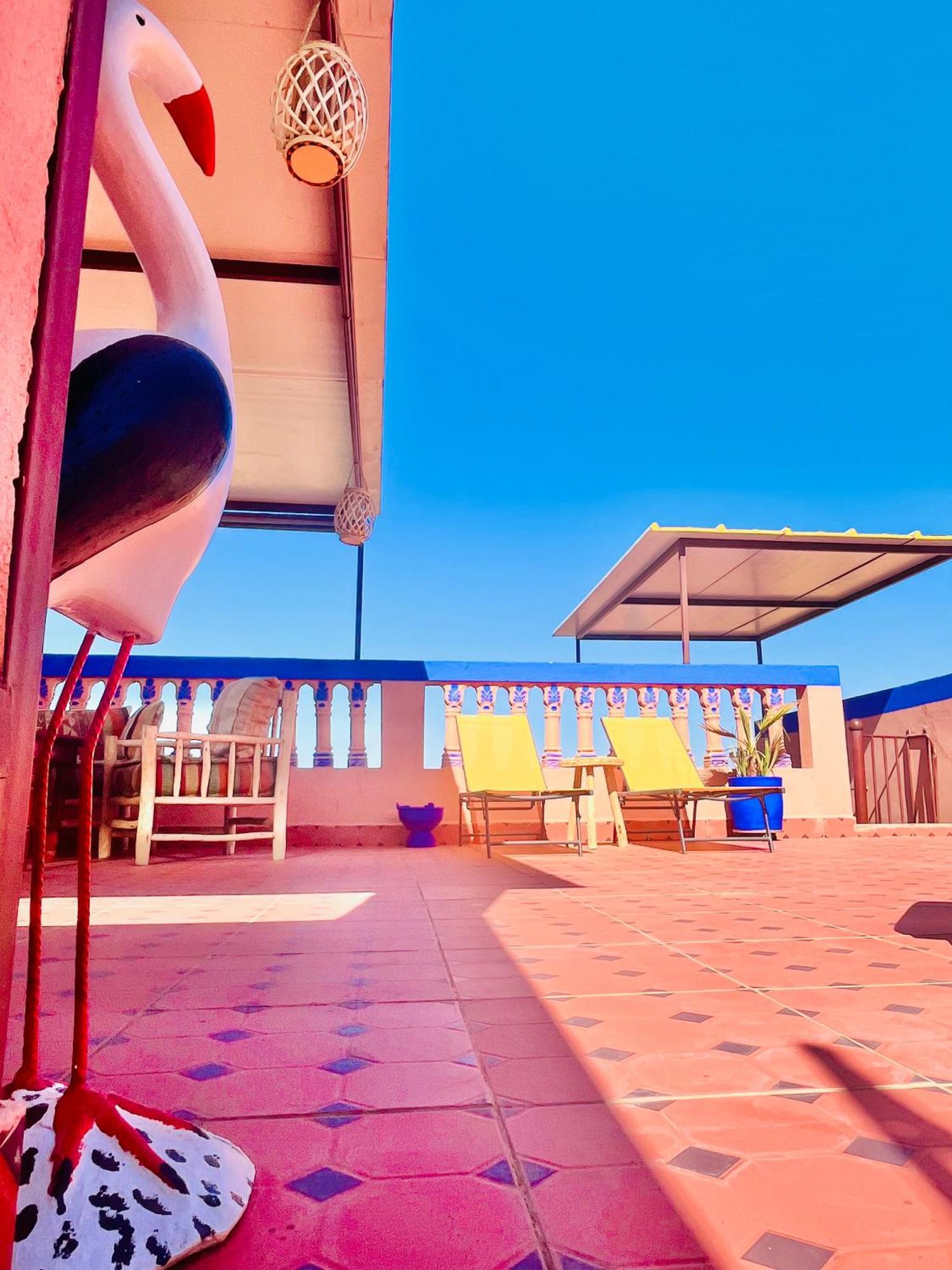 Joli Patio: Rooftop Retreat with Parking Marrakesh Exterior photo